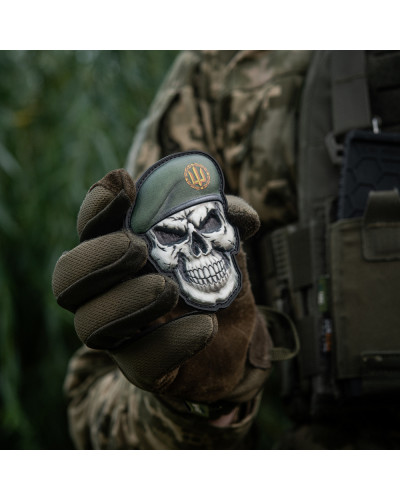 M-Tac нашивка Череп у береті (загальний Сухопутних військ) (52338101)