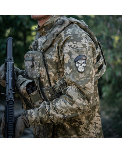 M-Tac нашивка Череп у береті (Танкові війська) (52338107)