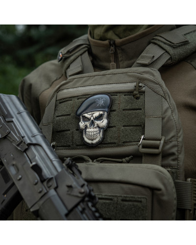 M-Tac нашивка Череп у береті (Гірська піхота) (52338112)
