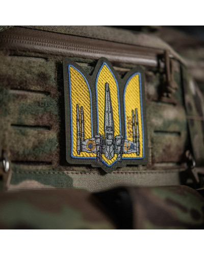 M-Tac нашивка Тризуб UA-Wing (вишивка) Ranger Green (51373023)