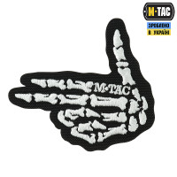 M-Tac нашивка Skeleton shooter (вишивка) Black