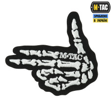 M-Tac нашивка Skeleton shooter (вышивка) Black