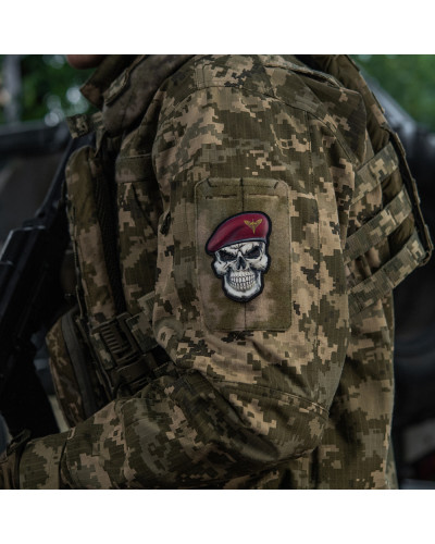 M-Tac нашивка Череп у береті (Десантно-Штурмові війська) (52338105)