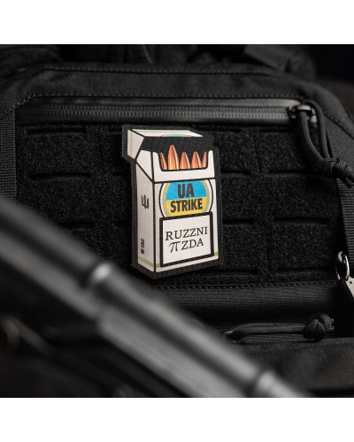 M-Tac нашивка UA STRIKE Black (51356002)
