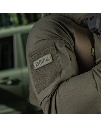 M-Tac нашивка группа крови B(III) Rh(-) PVC 25х60 Olive (51264001)