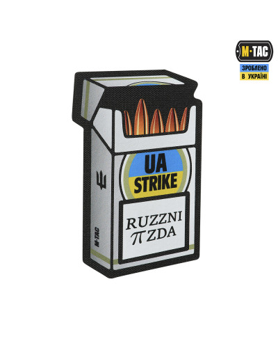 M-Tac нашивка UA STRIKE Black (51356002)