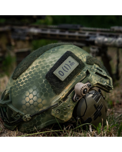 M-Tac нашивка группа крови O(I) Rh(+) PVC 25х60 Olive (51263001)