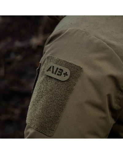 M-Tac нашивка группа крови AB+ сквозная Laser Cut Ranger Green (58231023)