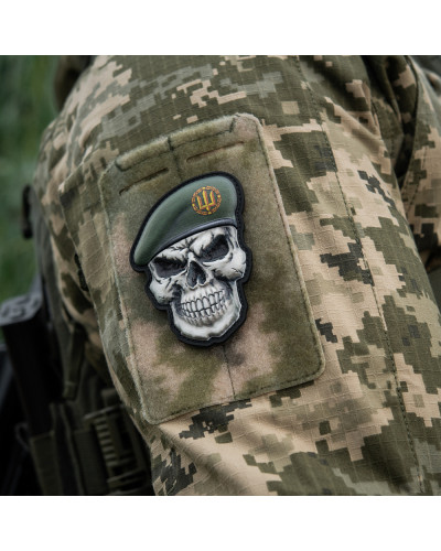 M-Tac нашивка Череп у береті (загальний Сухопутних військ) (52338101)