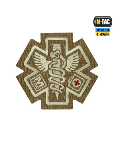 M-Tac нашивка Paramedic (вишивка) Coyote (51432005)
