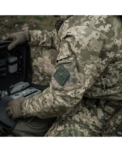 M-Tac нашивка Drones Zone PVC Olive (51346001)