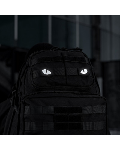 M-Tac нашивка Tiger Eyes Laser Cut (пара) Reflective Black (51140299)