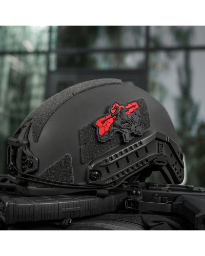 M-Tac нашивка Козацька Україна 3D PVC Red/Black (51349006)