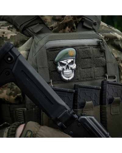 M-Tac нашивка Череп у береті (загальний Сухопутних військ) (52338101)