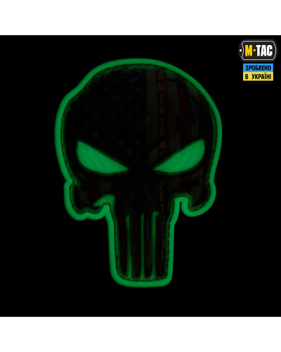 M-Tac нашивка Punisher Червоний GID (51353891)