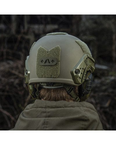 M-Tac нашивка группа крови +A+ сквозная Laser Cut Ranger Green (58228023)