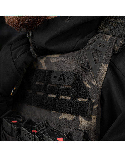 M-Tac нашивка група крові -A- наскрізна Laser Cut Black (58328002)