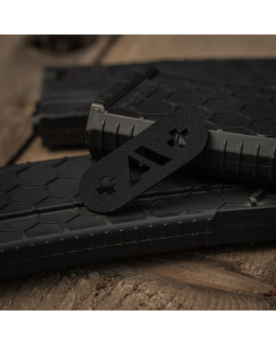 M-Tac нашивка група крові +A+ наскрізна Laser Cut Black (58228002)