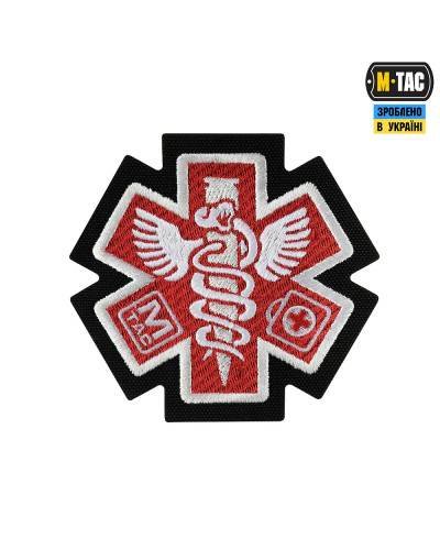 M-Tac нашивка Paramedic (вишивка) Black (51432002)