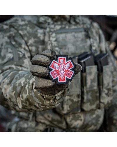 M-Tac нашивка Paramedic (вишивка) Black (51432002)