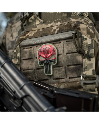 M-Tac нашивка Punisher Червоний GID (51353891)