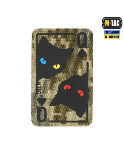 M-Tac нашивка Queen of spades MM14/Black (51362230)