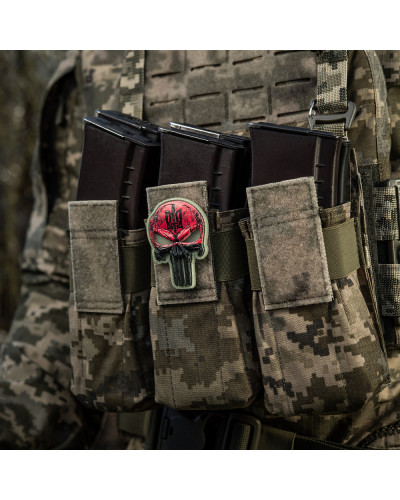 M-Tac нашивка Punisher Червоний GID (51353891)
