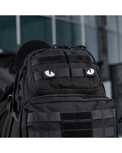 M-Tac нашивка Tiger Eyes Laser Cut (пара) Reflective Black (51140299)