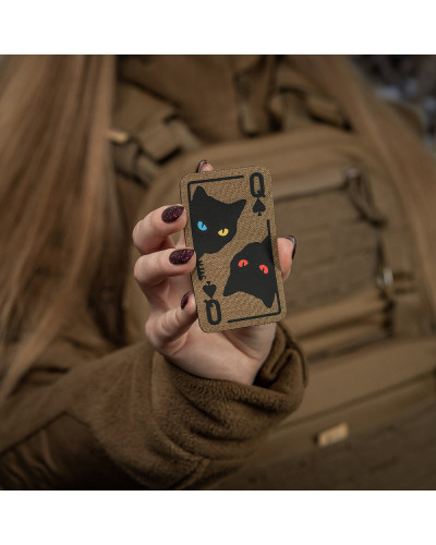 M-Tac нашивка Queen of spades Coyote/Black (51362005)