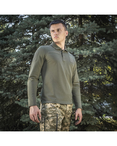 M-Tac поло тактическое длинный рукав 65/35 Army Olive (80021062)