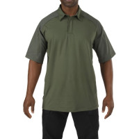 Футболка Поло тактическая с коротким рукавом 5.11 RAPID PERFORMANCE POLO - SHORT SLEEVE, TDU Green