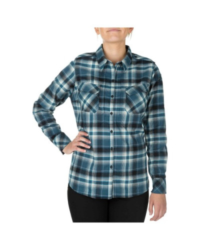 Рубашка женская тактическая фланелевая 5.11 Heartbreaker Flannel Shirt, Neptune (62382-841)