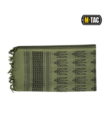 M-Tac шарф шемаг с Трезубцем Olive/Black (40905001)
