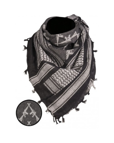 Повязка универсальная Mil-Tec Шемаг Винтовка (Арафатка), White/Black (12609202)