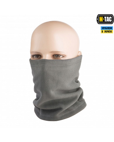 M-Tac шарф-труба Elite короткий із затяжкою фліс (260г/м2) Grey (40528011)