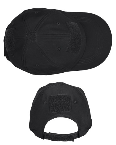 Бейсболка с софтшеллом Mil-Tec SOFTSHELL BASEBALL CAP, Black (12317502)