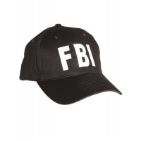Бейсболка Mil-Tec FBI, Black