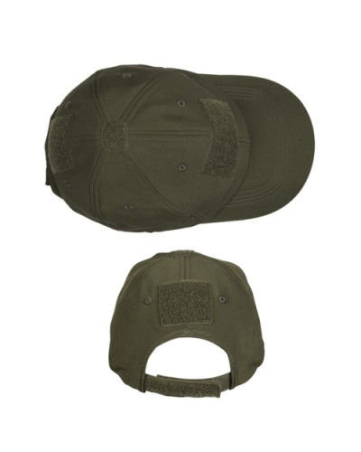 Бейсболка из ткани софтшелл Mil-Tec SOFTSHELL BASEBALL CAP, Olive (12317501)