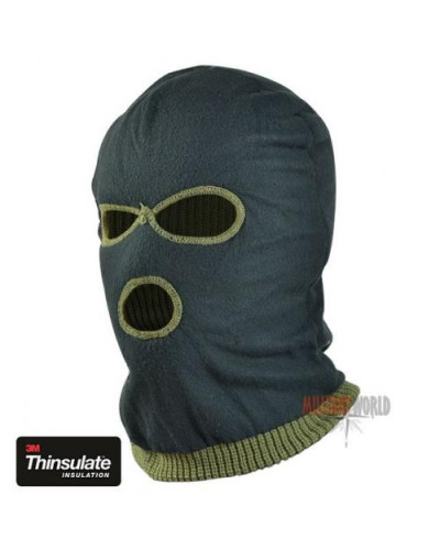 Балаклава Mil-Tec Thinsulate с тремя отверстиями, Olive (12112001)