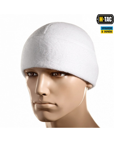 M-Tac шапка Watch Cap фліс (260г/м2) with Slimtex White (40003036)