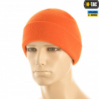 M-Tac шапка тонкая вязка 100% акрил Orange
