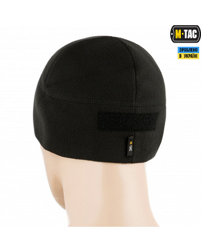M-Tac шапка Watch Cap Elite фліс (270г/м2) з липучкою Black (40017002)