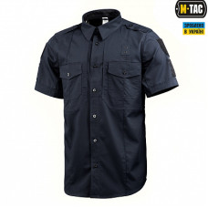 M-Tac рубашка с коротким рукавом Police Flex рип-стоп Dark Navy Blue