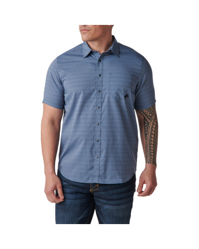 Сорочка тактична 5.11 Tactical Aerial Short Sleeve Shirt, Grey blue (71378-681)