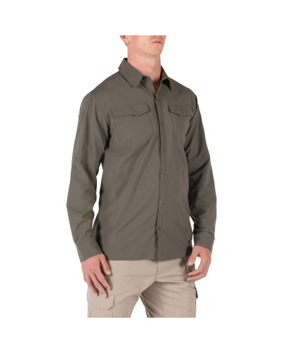 Сорочка тактична з довгим рукавом 5.11 FREEDOM FLEX WOVEN SHIRT - LONG SLEEVE, Ranger green (72417-186)