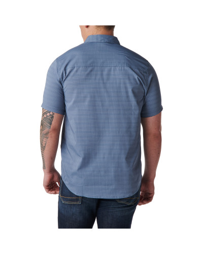Сорочка тактична 5.11 Tactical Aerial Short Sleeve Shirt, Grey blue (71378-681)
