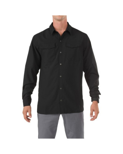 Сорочка тактична з довгим рукавом 5.11 FREEDOM FLEX WOVEN SHIRT - LONG SLEEVE, Black (72417-019)