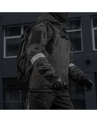 M-Tac Повязка на руку светоотражающая на резинке Large Black (51380299-L)
