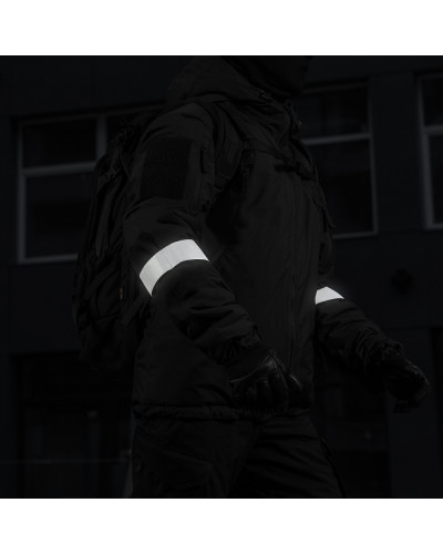M-Tac Повязка на руку светоотражающая на резинке Large Black (51380299-L)