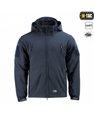 M-Tac куртка Soft Shell з підстібкою Dark Navy Blue (20501015)